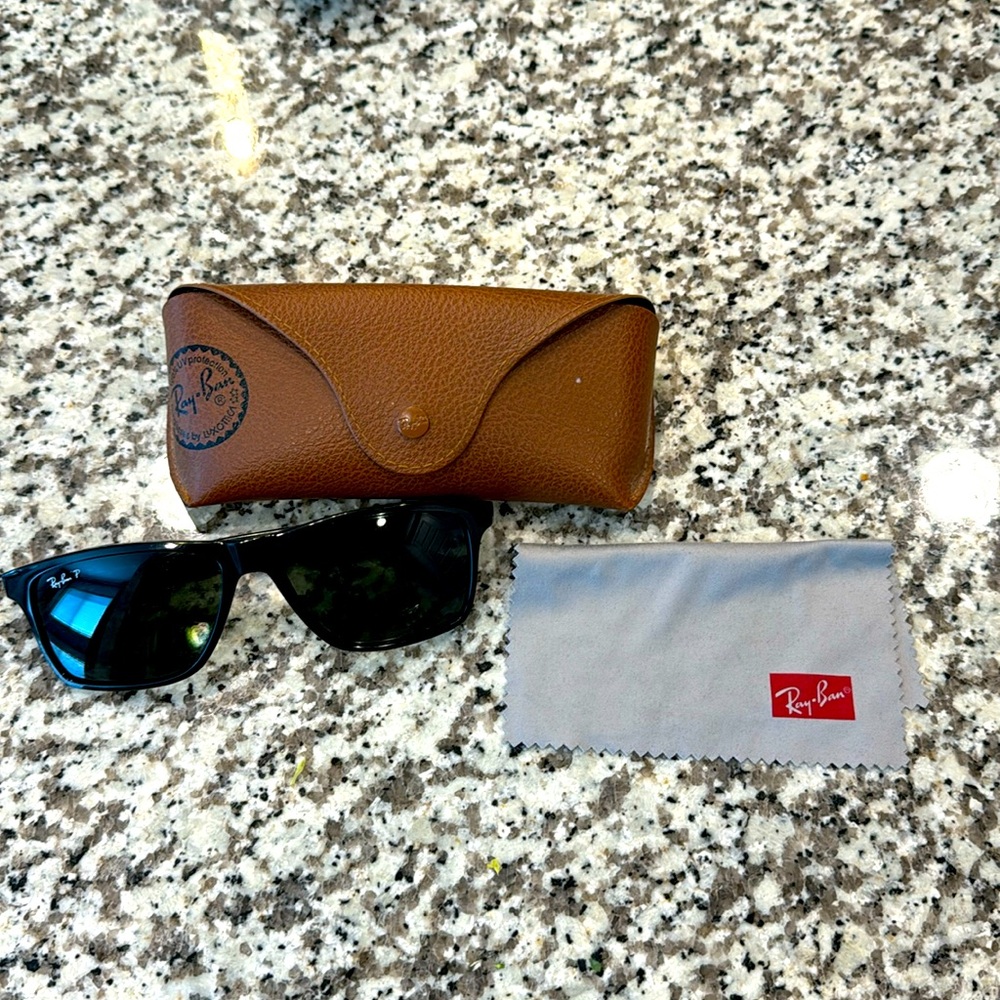 Black Ray-Ban sunglasses